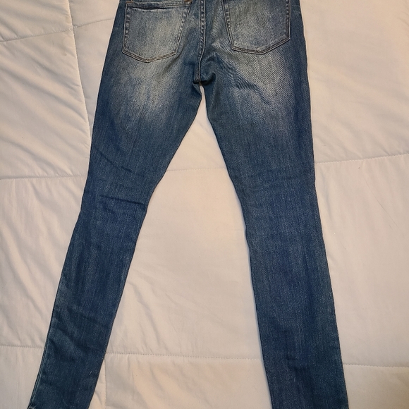 Ripped High Rise Skinny Jeans - Picture 3 of 5